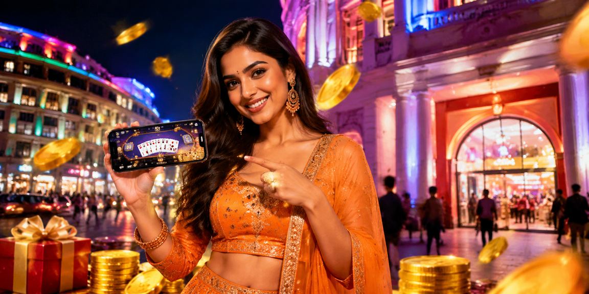 Rummy gameplay seen in bustling Delhi Connaught Place setting