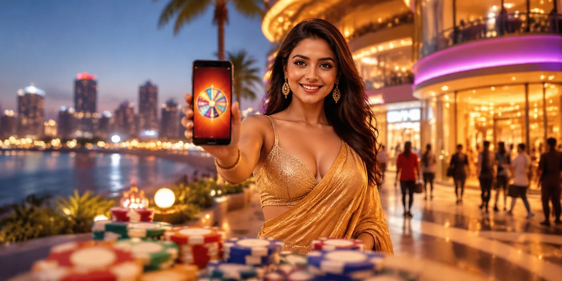 Bright slot games on mobile at Pune vibrant night market